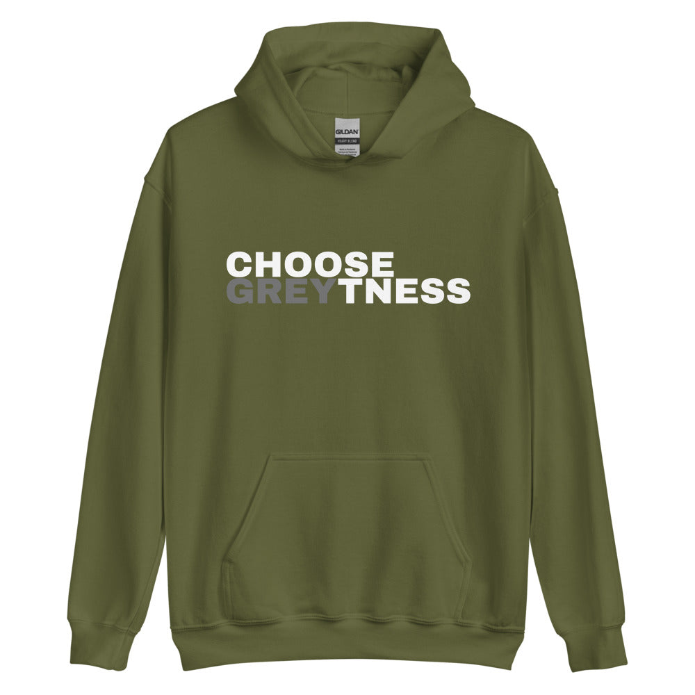 Choose Greytness Hoodie - MANHATTAN GREY