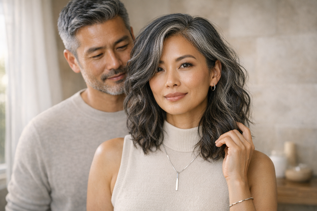 How to Transition from Dyed Hair to Natural Grey