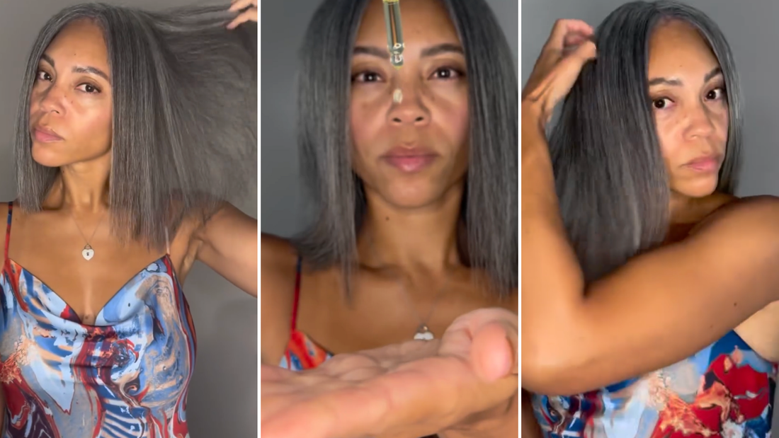 From Cutting Grays to Letting Them Shine: My Soft, Silky Grey Hair Routine